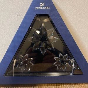 Swarovski 2013 Crystal Snowflake/Star Ornament Set